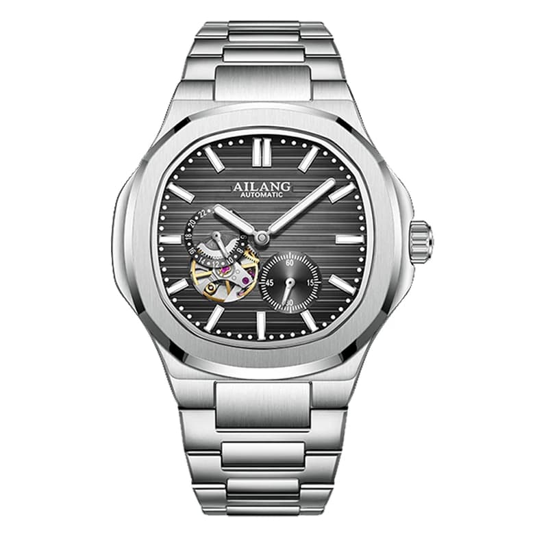 Orologio da uomo meccanico automatico AILANG HOT SALE, impermeabile, scheletrato, in acciaio inossidabile, ideale come regalo, vendita all'ingrosso.