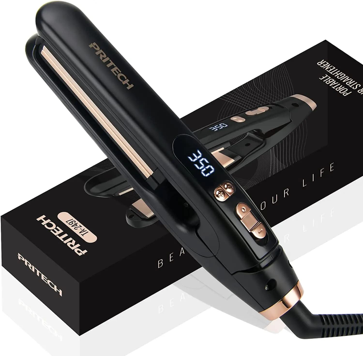 Hair plate portable hair curler with adjustment temperature for fashionable hair Styling Mini hair curlers for travel