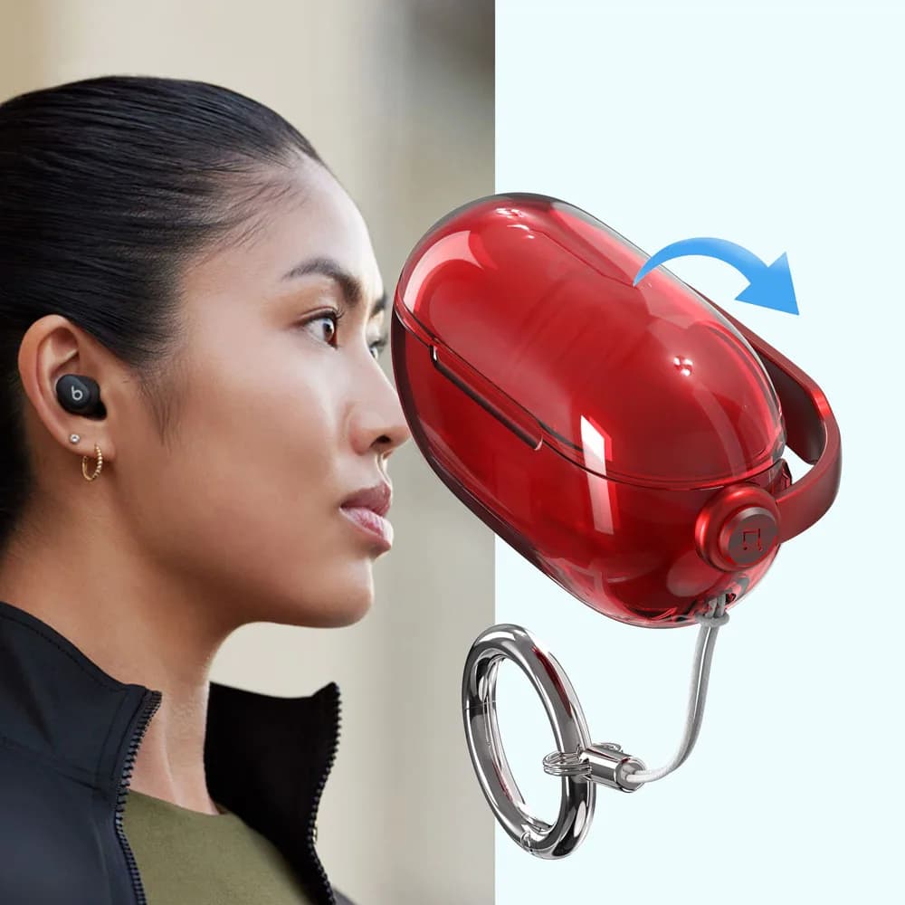 Transparent case for Beats Solo Buds Headphones Soft case for Bluetooth wireless earphones