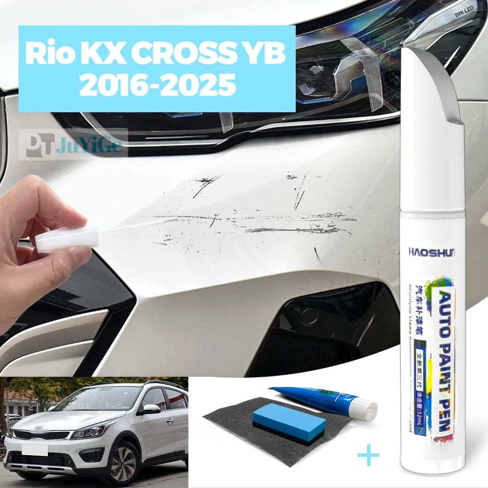 Per Kia Rio KX CROSS 2016-2025 2017 2018 2019 2020 2021 Vernice per auto Penna Cura della vernice Riparazione graffi Pittura a cera Rimozione graffi