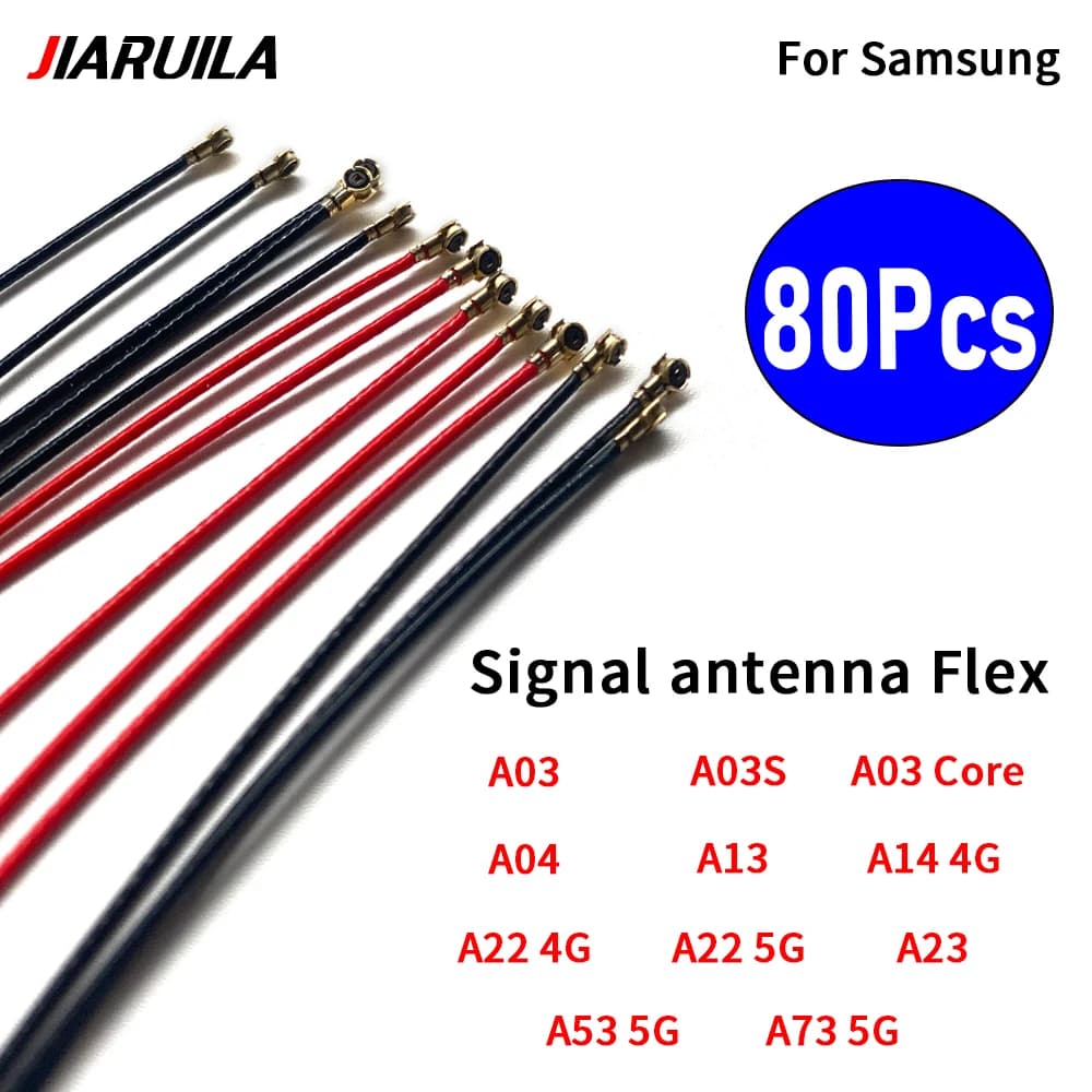 80 pezzi, per Samsung A03 Core A03S A04 A13 A14 A22 4G A22 A23 A53 A73 A54 5G A33 Antenna Wifi interna segnale cavo flessibile filo a nastro