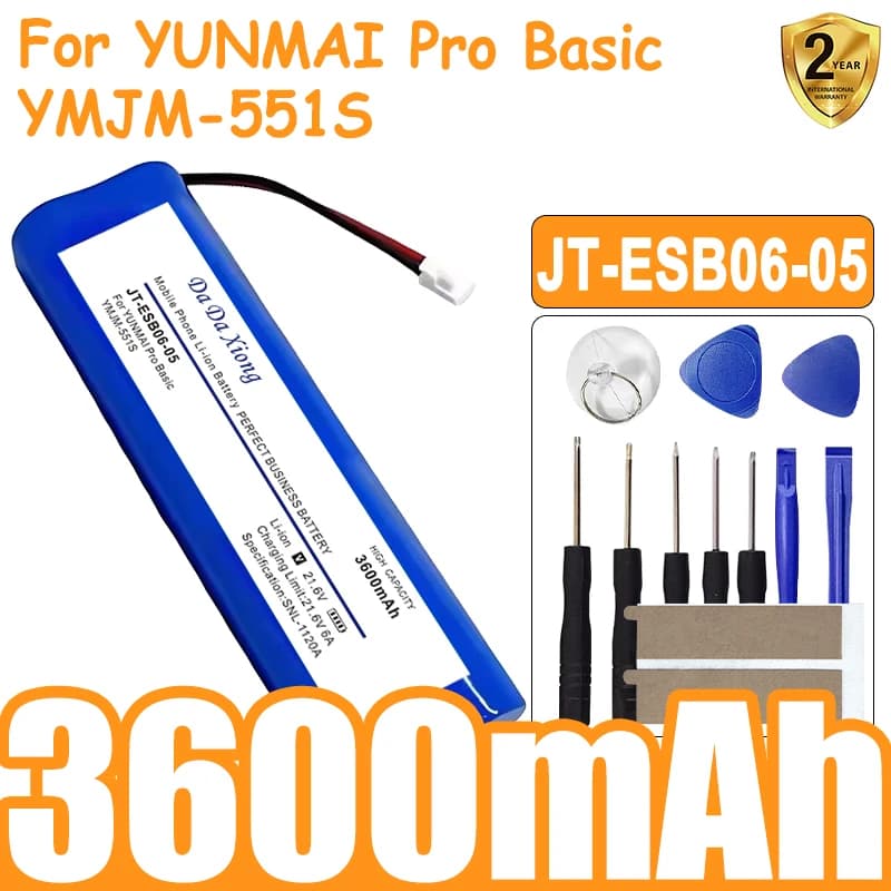 New 21.6V 3600mAh JETECH JT-ESB06-05 Rechargeable Lithium Ion Battery for YUNMAI Pro Basic YMJM-551S Massage Gun, Stripper