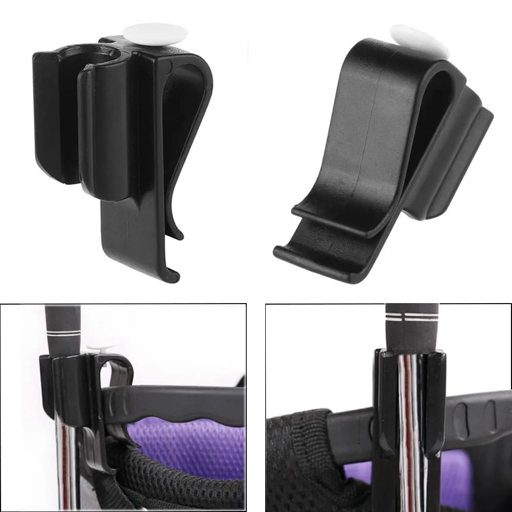 4 pezzi supporto per putter da golf morsetto clip supporto organizzatore accessori per attrezzi di aiuto per mazze con aiuti per l'allenamento con marchio di palline da golf nave di goccia