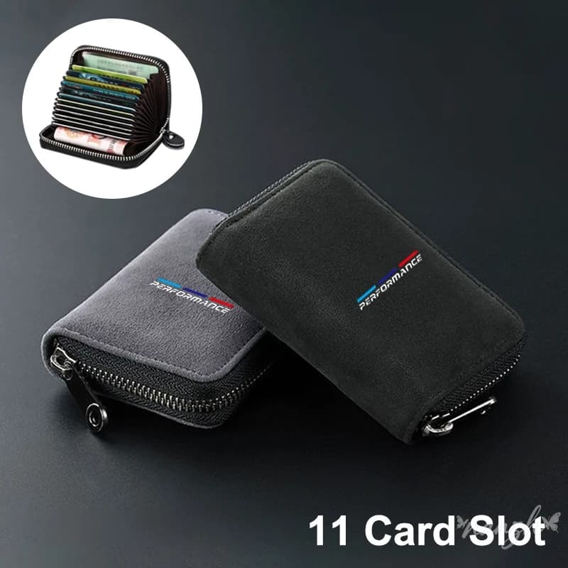 Car Driver's License Credit Purse Multi Card Slot Wallet Key Bag For BMW M Emblem E46 E36 E34 F10 E90 F30 E60 F30 E53 E30 E92E87