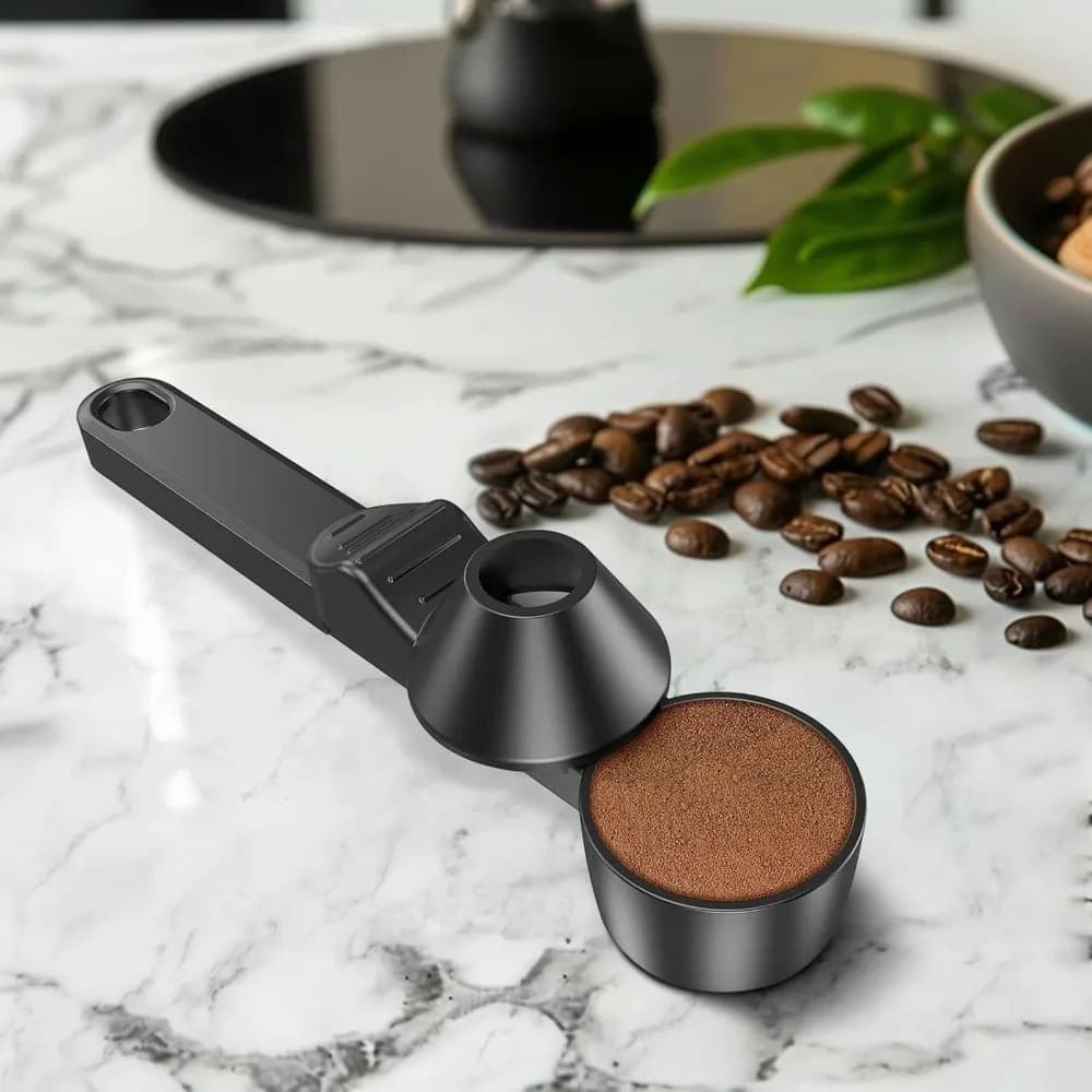 Adjustable Slide Coffee Scoop Leakproof 2-in-1 Function Measuring Spoon Portable Protein Powder Spoon Gym Environment