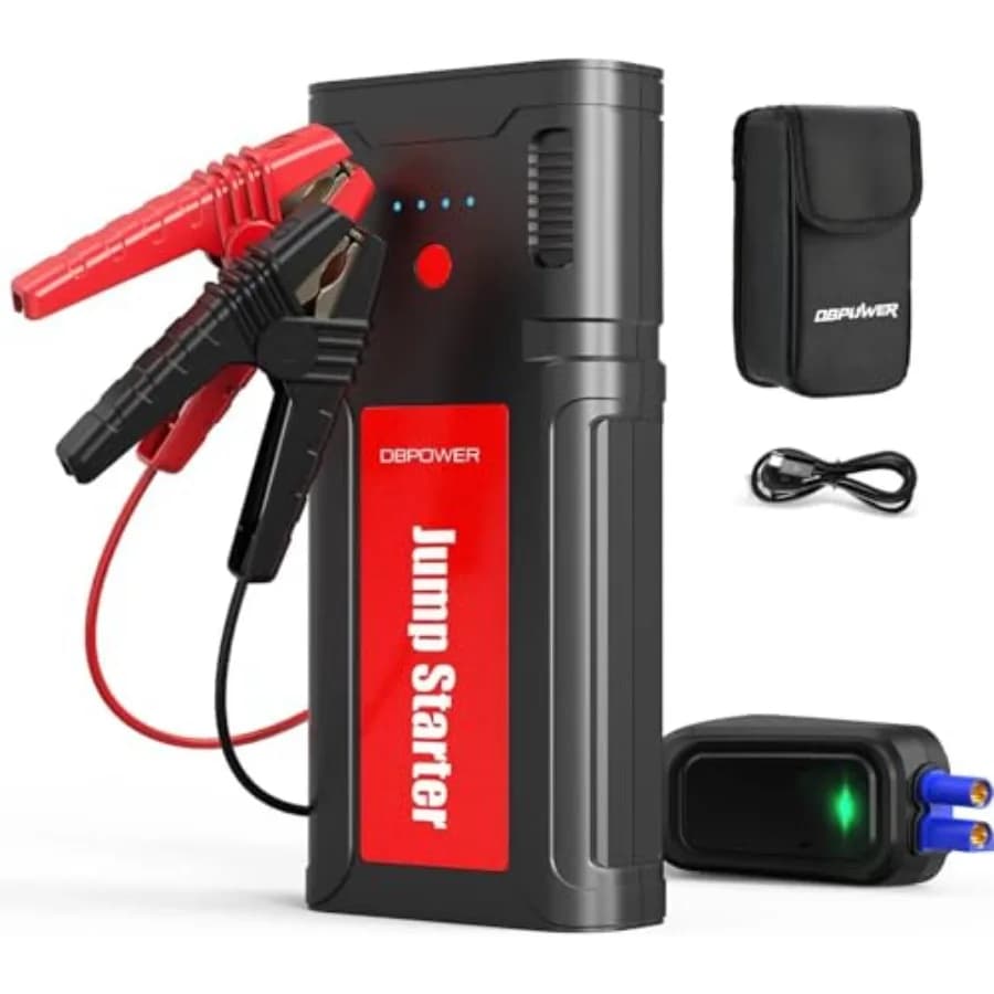 Avviatore di Emergenza Portatile 2750A di Picco 76.96Wh per Auto fino a 10L Benzina/8L Diesel, Booster Batteria Auto 12V con SMA