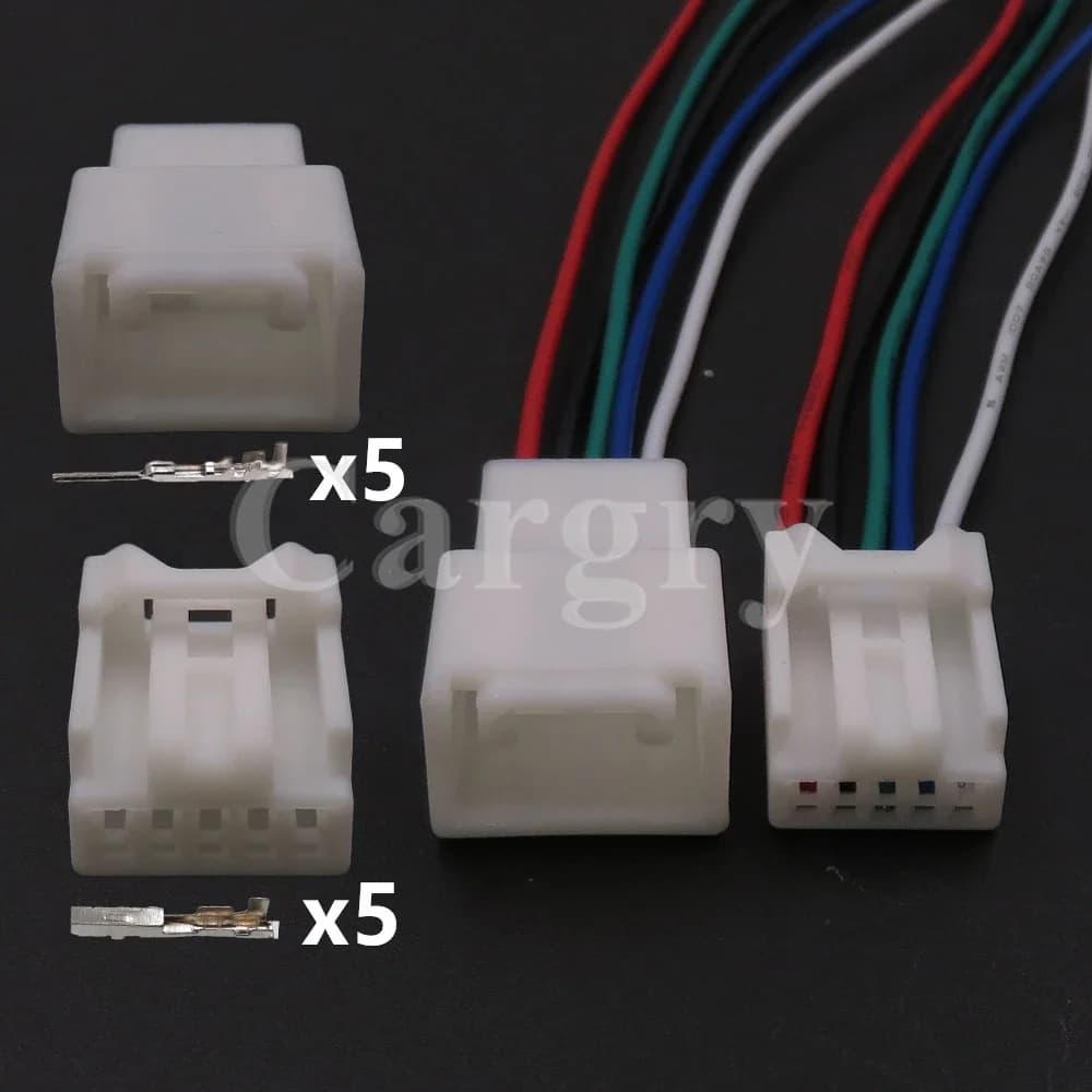 1 Set 5P 7282-5830 7283-5830 90980-11909 Car Plastic Housing Socket AC Assembly Auto Steering Wheel Boost Electric Connector