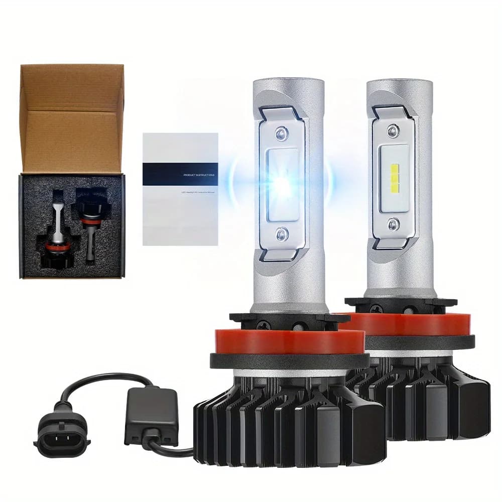 H11 9005 240W 6500K 14000LM Lampadine per fari LED bianche IP68 2 pezzi