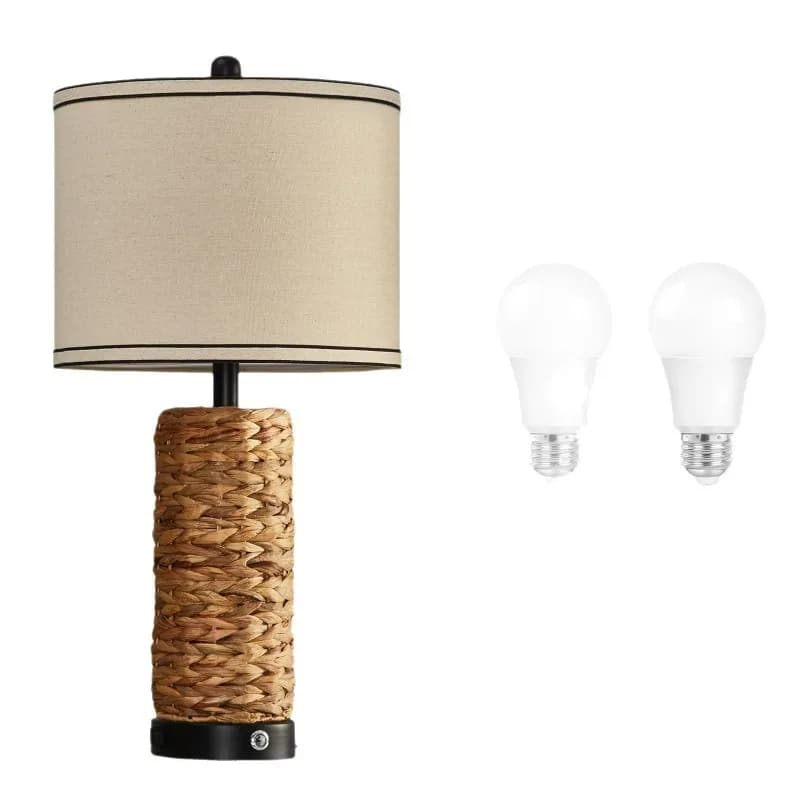 Lampada da scrivania americana lampada da comodino creativa per soggiorno camera da letto Amazon nuova con lampada da scrivania USB con regolazione touch