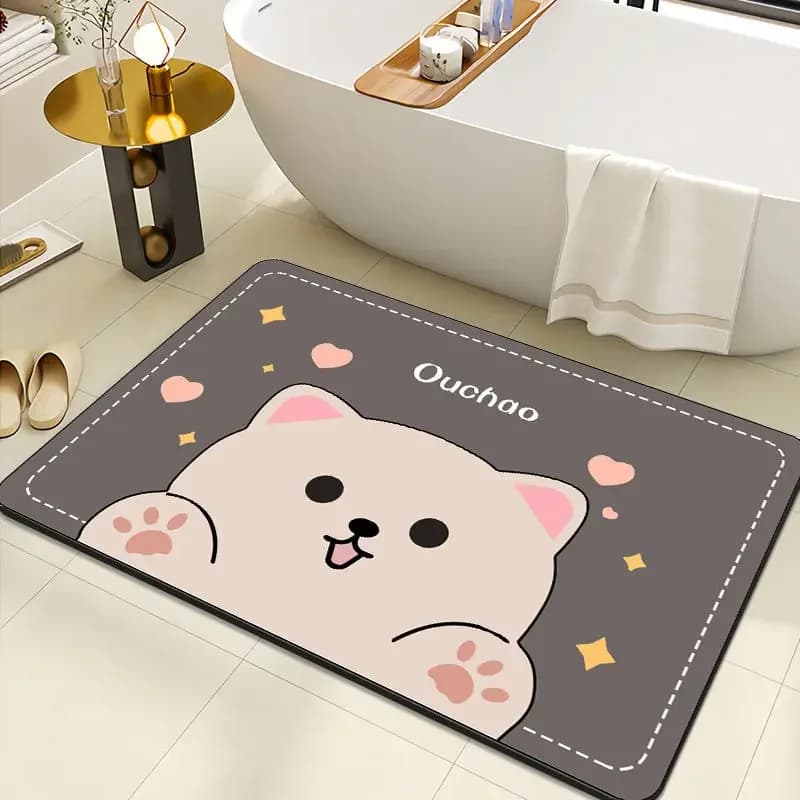 Diatom fango bagno tappetino per uso domestico assorbimento d'acqua asciugatura rapida bagno ingresso porta camera da letto ingresso soggiorno tappeto
