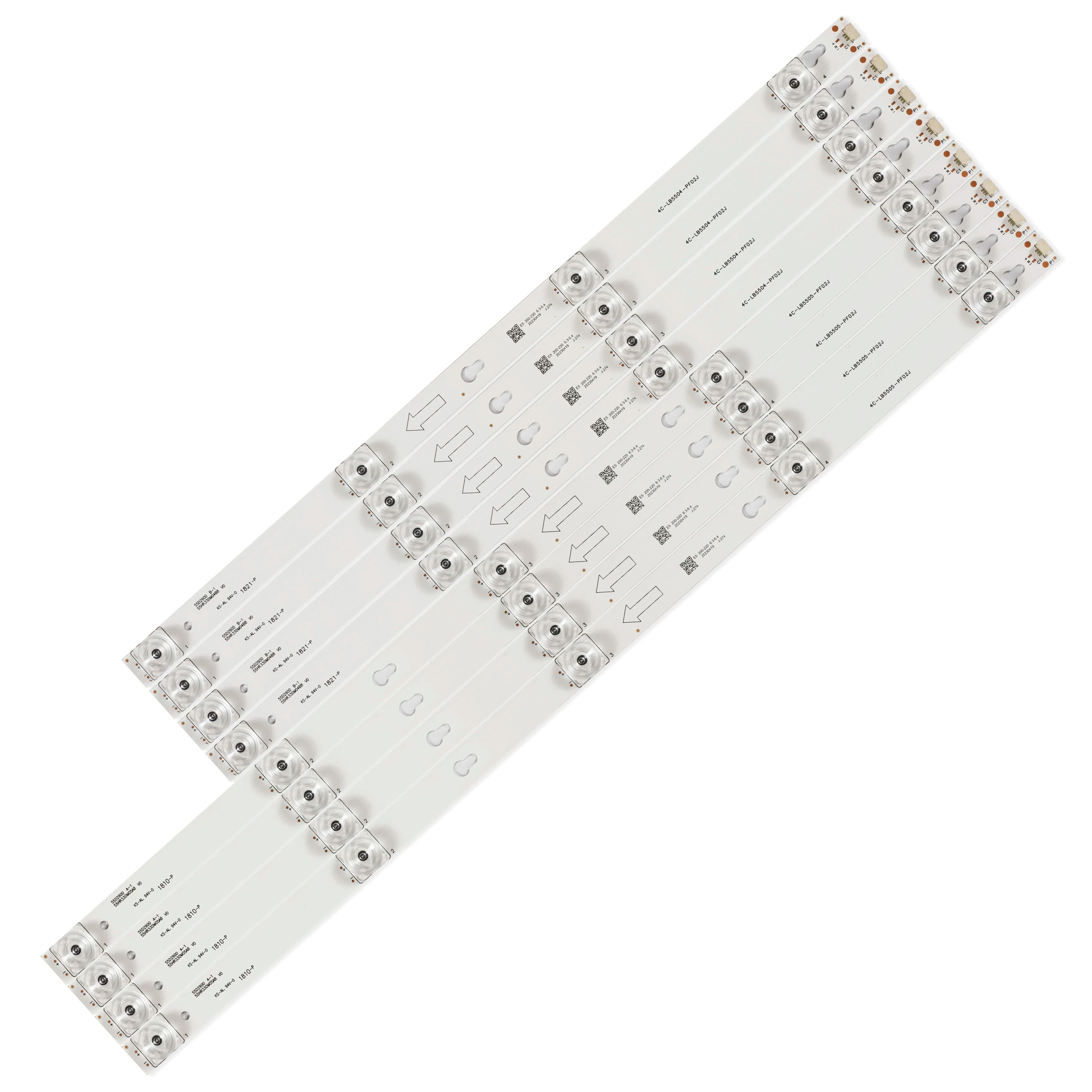 LED Backlight Strip (8) for L55S4900FS L55S4900 TOT 55D2900 L55P2 L55E5800A 55S403 55S405 55S401 U55P6006 55UC6426 4C-LB5504