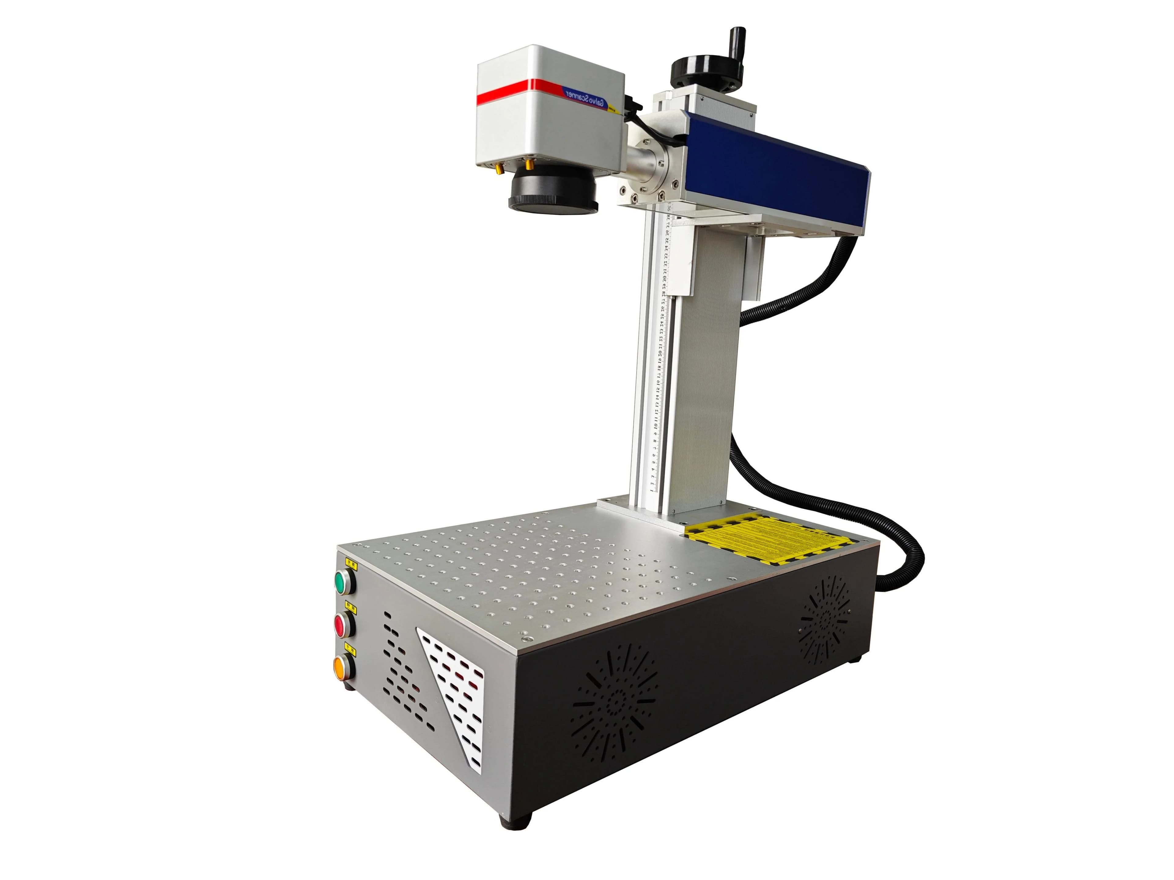 30W 60W New Label Making Bracelet Ring Engraving Letter Pendant Cut Personalized Custom Jewelry Fiber Laser Marking Machine