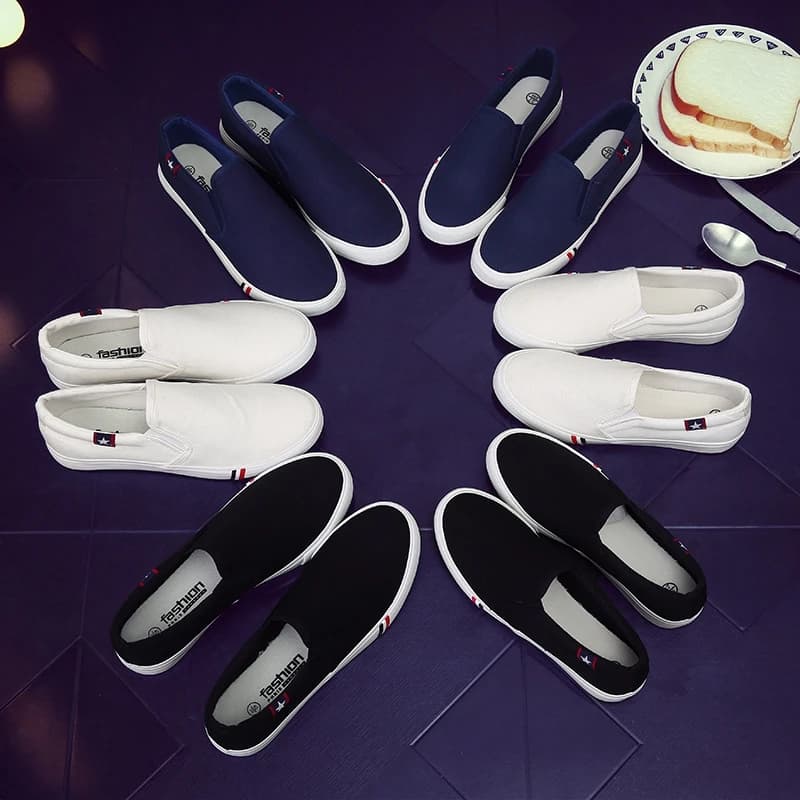 Summer Anti Abrasion Woven Casual Shoes Mens Elastic Knit Fabric Wear Resist Soft Outsole Daily Commute Footwear