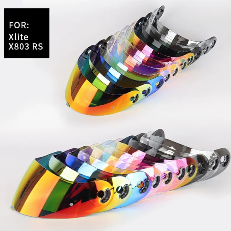 Casco moto Visiera Lente Protezione UV Parabrezza Moto Casco Accessori per X-803RS UCX802 X803 RS Shiled