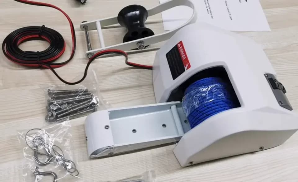 Verricello Elettrico per Ancora 12V per Barche a Vela, Yacht e Pesca, Direttamente dalla Fabbrica