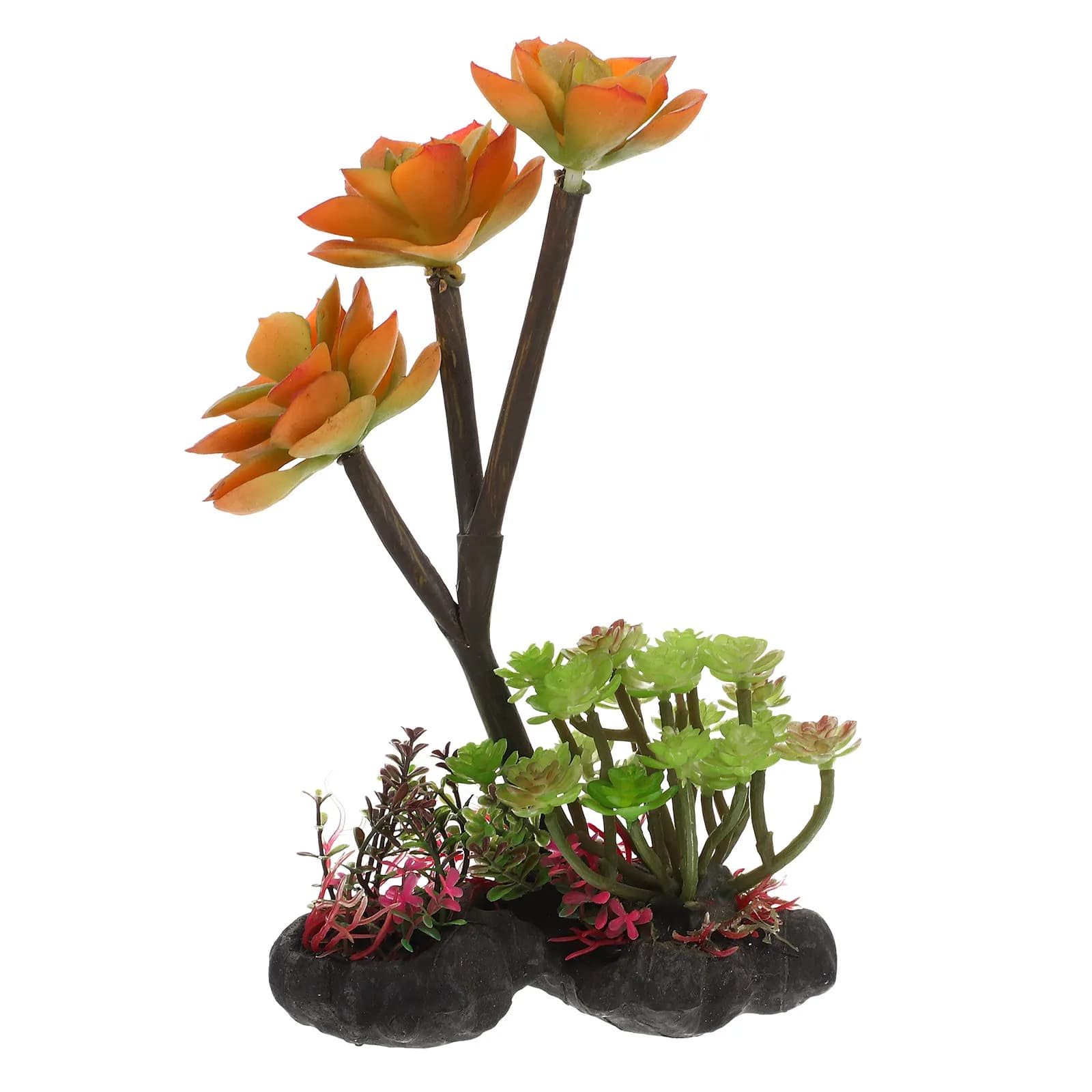 Premium Artificial Plants for Aquarium, Plastic Decoration for Fish Tanks, Simulate Aquatic Plants for Aquarium