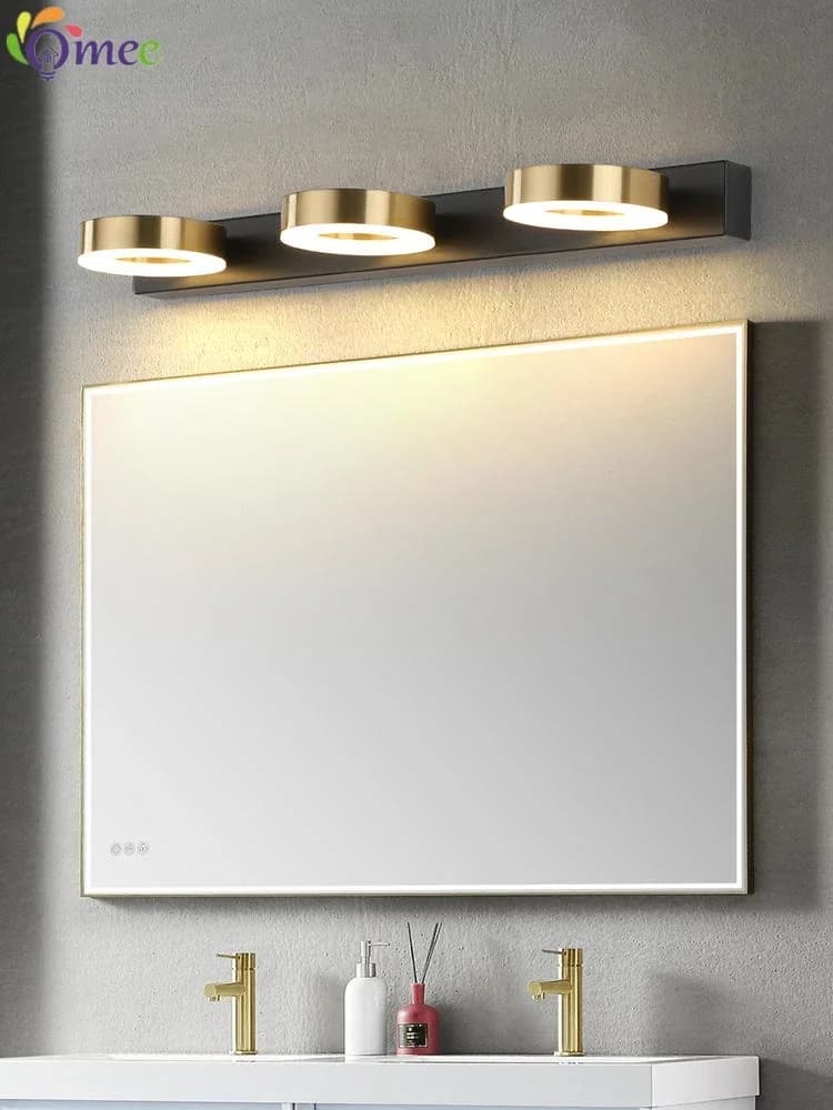 Lampade da parete a LED nordiche Illuminazione per interni per luci anteriori a specchio Armadi per specchi da bagno AC220v Tavolini Lampada da parete Vinaty