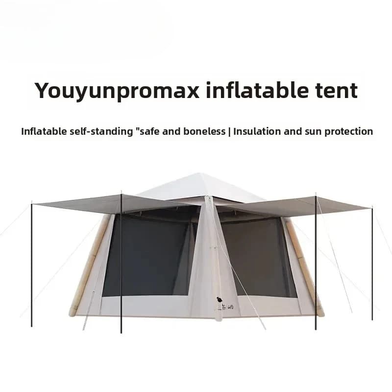 Outdoor Camping Full Set Four Seasons Family Travel Fully Automatic Inflatable Tent Outdoor Portable Folding