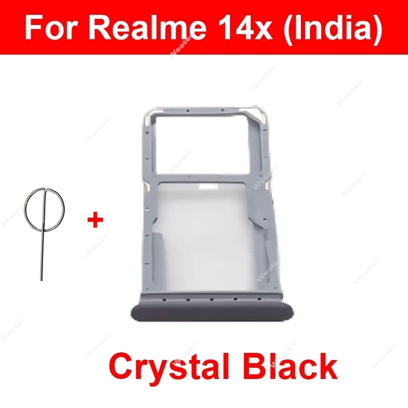 Per Realme 13 Pro Plus 14X 13 Pro 5G Extreme Edition Vassoio della scheda SIM Vassoio della scheda SIM Presa Slot del supporto SIM Parti di riparazione