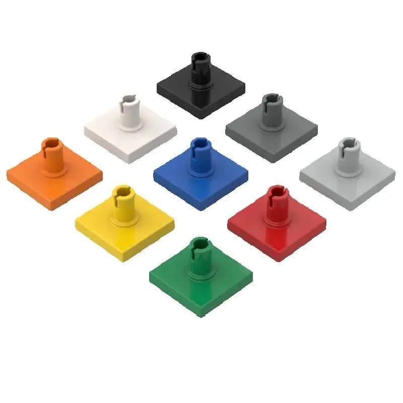 10 Pz 2460 Piastrella Modificata 2x2 Con Spille Building Block Moc Accessori Compatibile con Il Mattoni Giocattoli Per Bambini Confezione Regalo