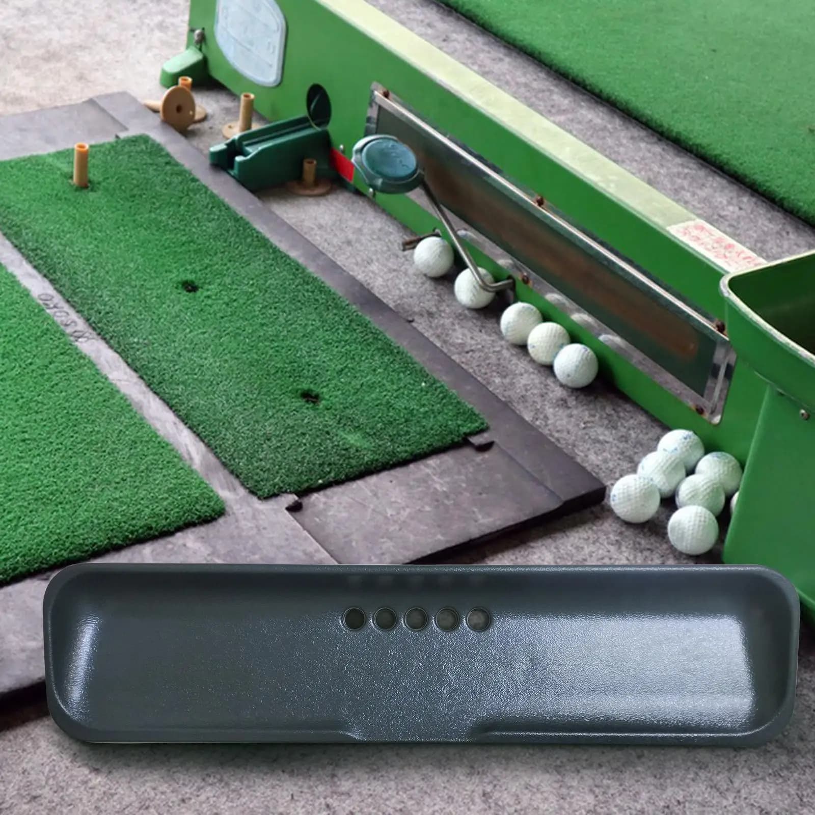Vassoio per palline da golf Scatola di servizio Contenitore per palline da golf leggero, vassoio portaoggetti per palline da golf, strumento di allenamento per giardino interno ed esterno