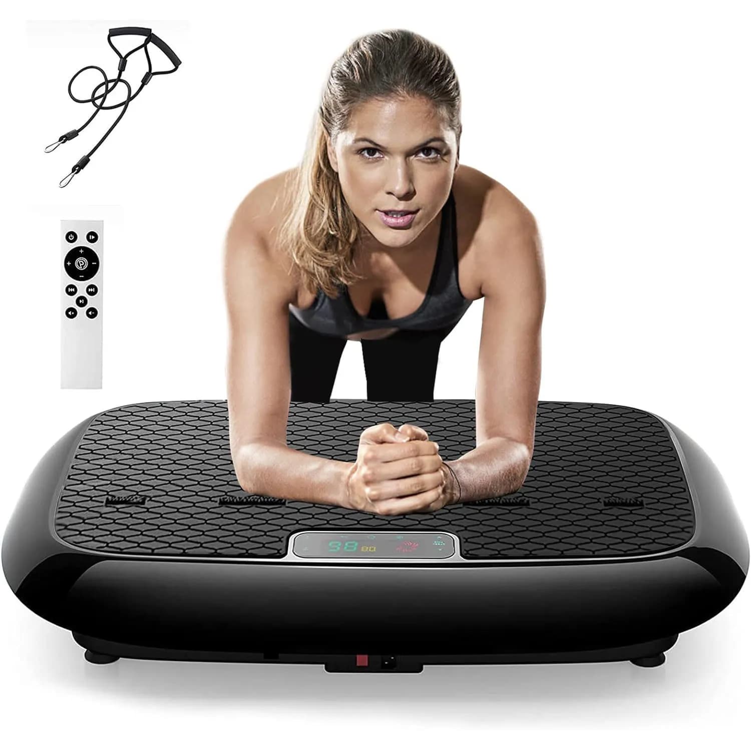 Full Body Training Equipment, ABS Vibrant Plate, Silicone Pedal Machine, Electromagnetic Massage, Fitness with Weights