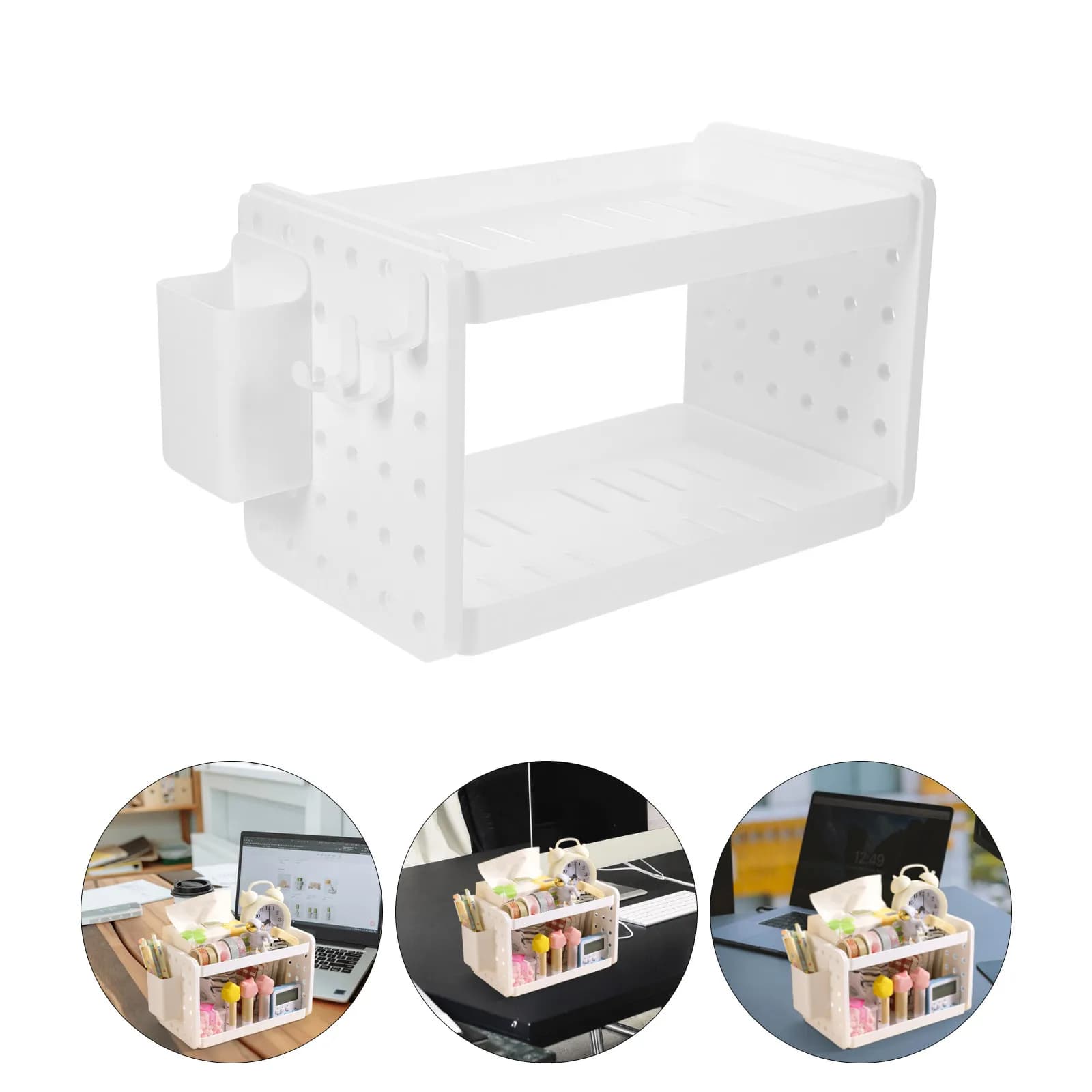 Organizzatore da Scrivania, Porta Libri Stabile in Materiale PP, Porta Documenti per Ufficio e Casa, Scaffale per Riviste, Soluzioni di Archiviazione