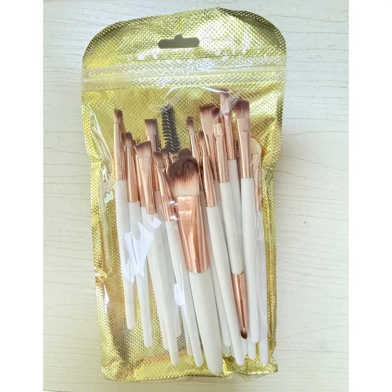 20Pcs Eye Makeup Brushes Full Set Eye Shadow Makeup Tools Popular Eyeliner Brush Blending Crease Brow Eyeshadow Applicator Kit