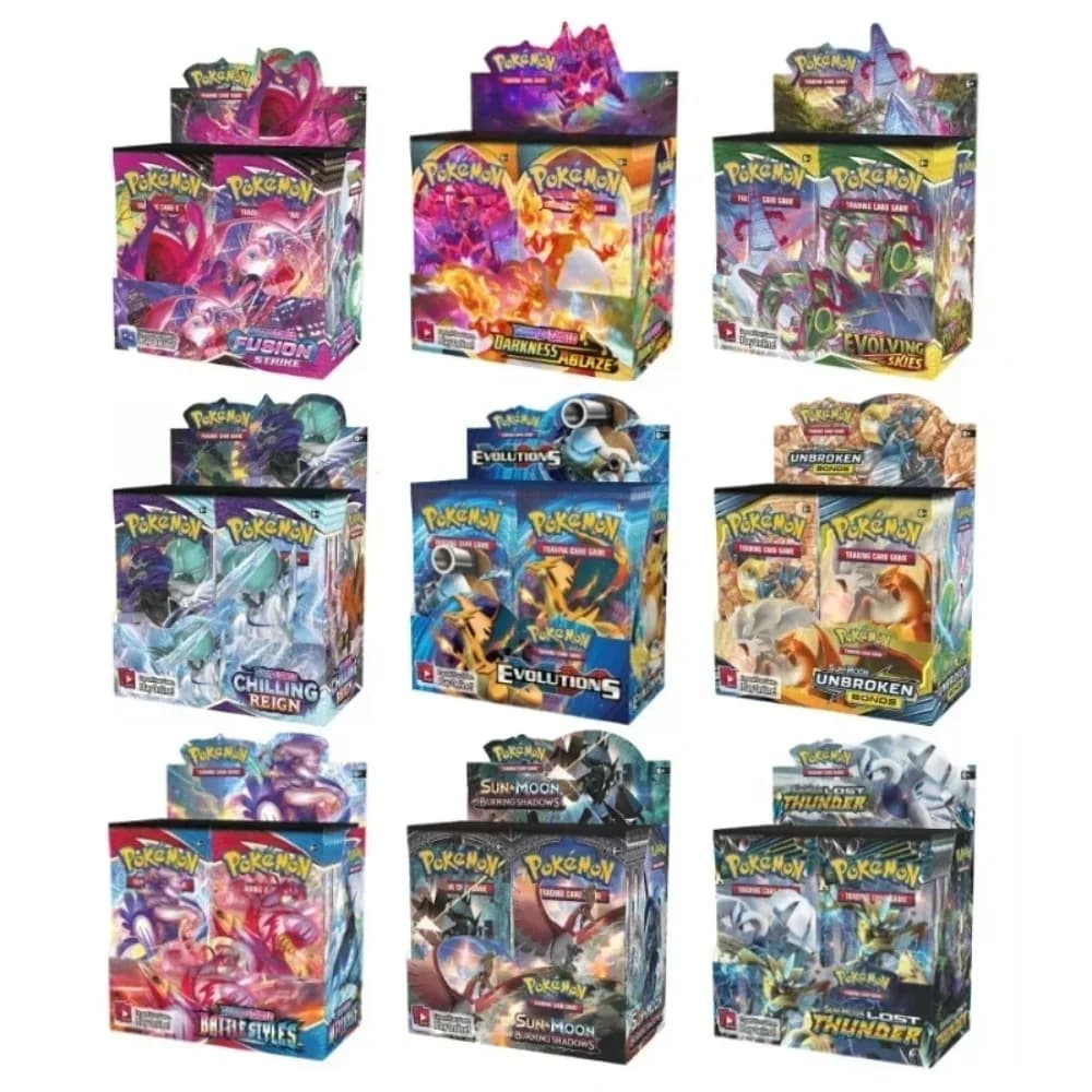 fun 360Pcs Pokemon Card TCG Scarlet&Violet Prismatic Evolutions 151 Prism 36 Pack Pokemon Booster Box Collectible Tradiner Card