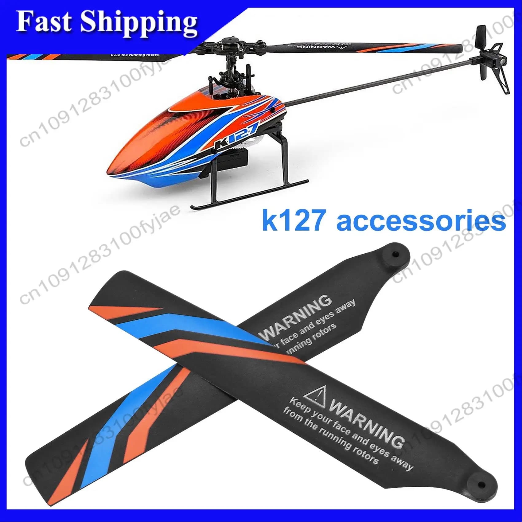 -X07A 4 pezzi eliche a lama principale per Wltoys XK K127 RC elicottero aereo drone parti di aggiornamento di ricambio accessori