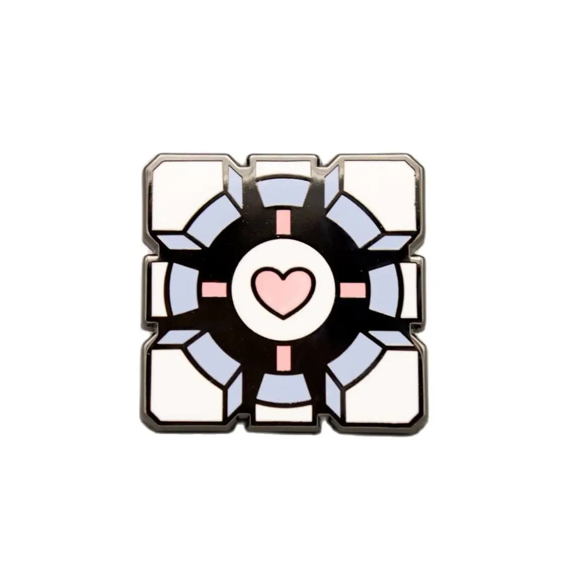 Classico portale ponderato compagno cubo smalto pin gioco stessa bella spilla Kawaii gioielli distintivi da collezione