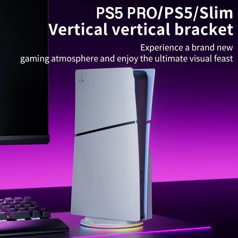 Per parti di ricambio per console ultrasottili PS5/PS5 PRO per accessori da gioco con base verticale antiscivolo per staffa console