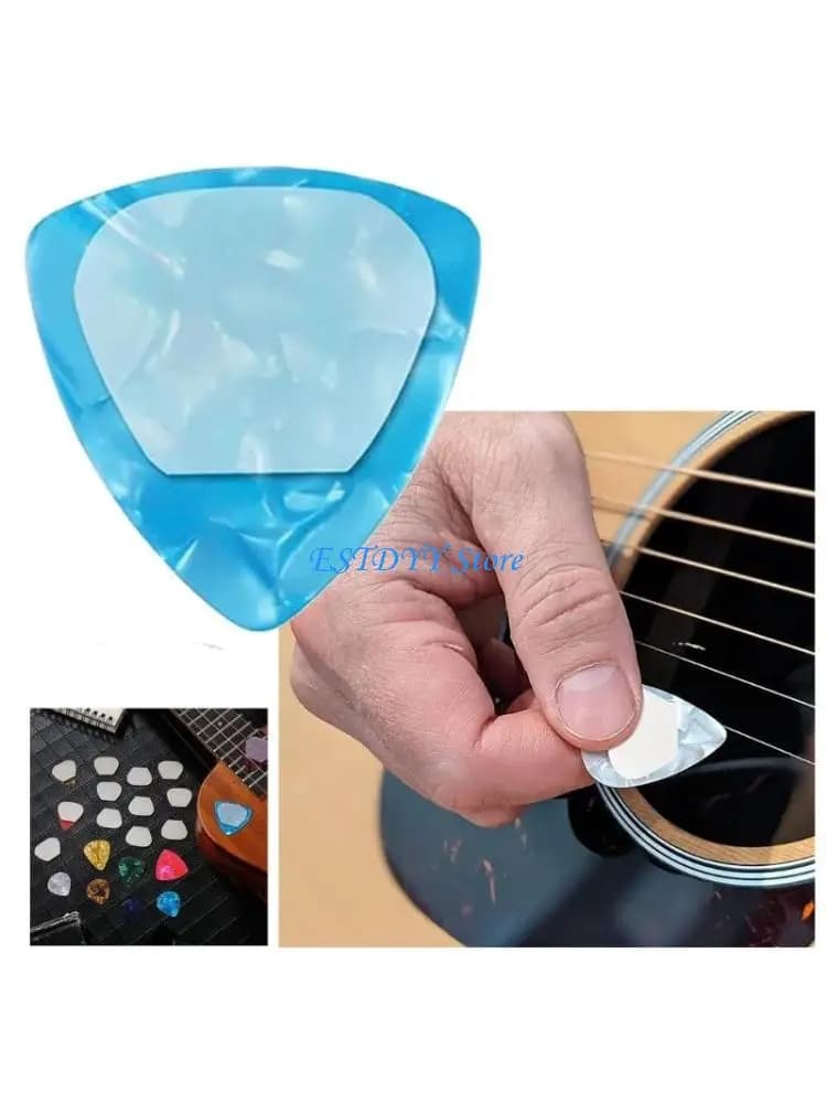 G6DE 16 pezzi impugnatura per plettro per chitarra impugnatura per plettro per chitarra set impugnatura antiscivolo per