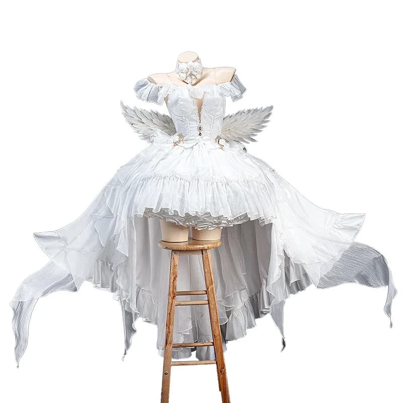2025 NUOVO Gioco di ruolo Outfit Janus Gioco Cosplay Azurr Lanee Janus Giuramento Abito da sposa Sposa Costume Cosplay Costume di Halloween