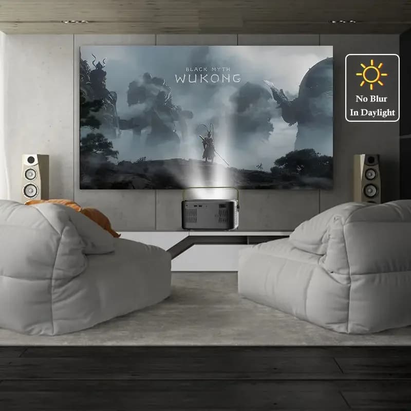 Videoproiettore portatile di vendita caldo 4K Smart Home Mini proiettore Android Telefono cellulare
