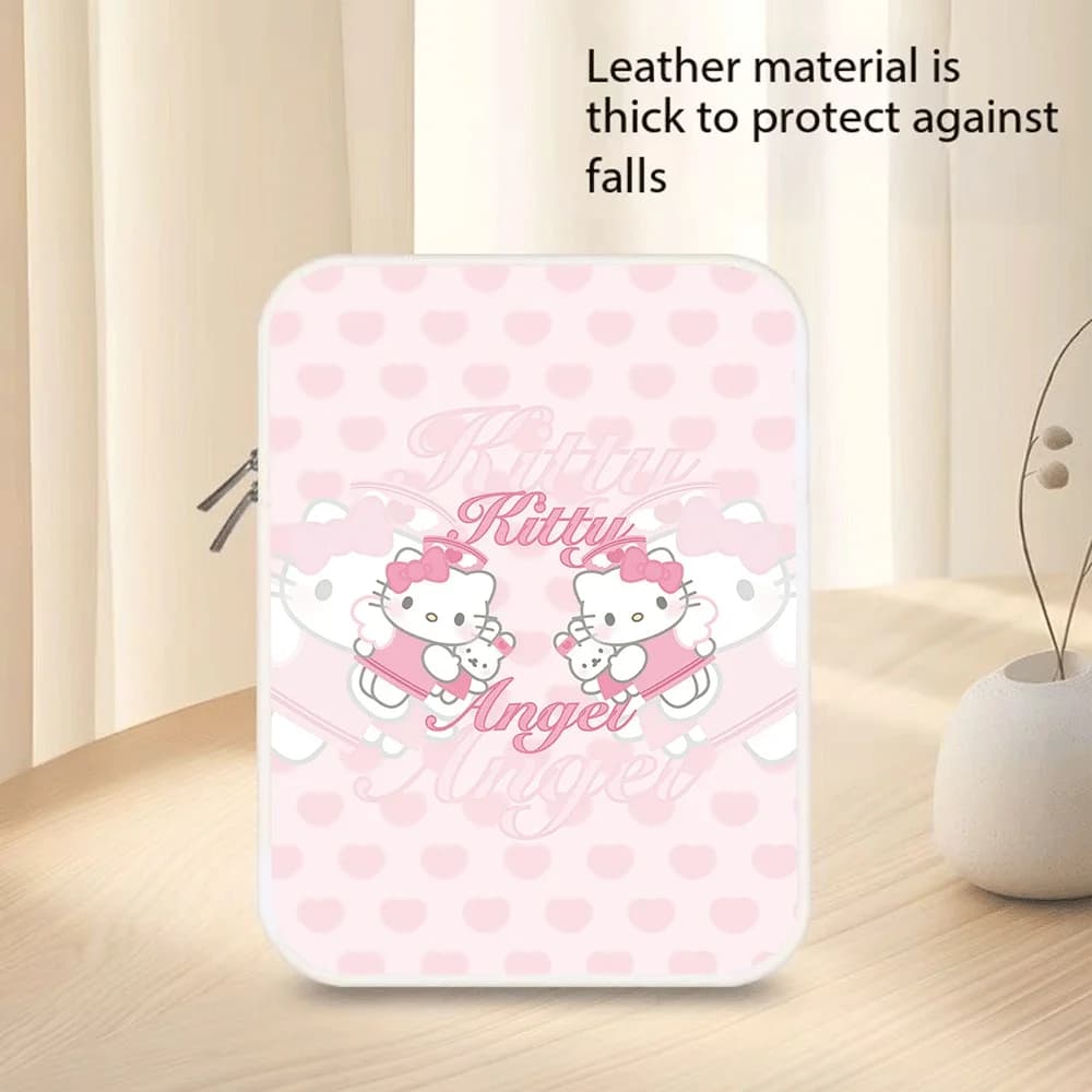 Borsa Portaoggetti Cartoon Hello Kitty Kuromi 10 11 12 13 14 15 Pollici, Custodia per Tablet in PU, Borsa per Laptop per Macbook, Regali per Studenti e Vacanze