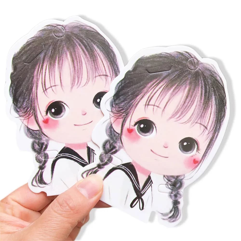 25-50 pezzi Barrettes carte di carta da imballaggio simpatiche carte da esposizione per piccole ragazze per accessori per capelli fai da te etichette per cartellini dei prezzi al dettaglio