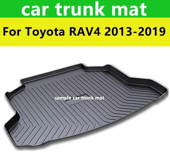 Tappetini per bagagliaio per auto per Toyota RAV4 2013-2019 Cuscino di protezione antigraffio impermeabile Cuscinetto di stoccaggio in TPE