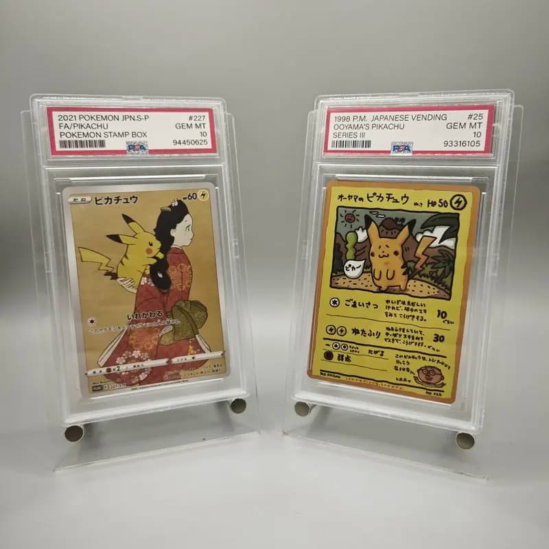 Diy 1998 Pokemon Japanese Vending Seriesiii Ooyama'S Pikachu #025 Psa10 Gem Mt Vintage Promo Card Collectible Gift Non-Genuine