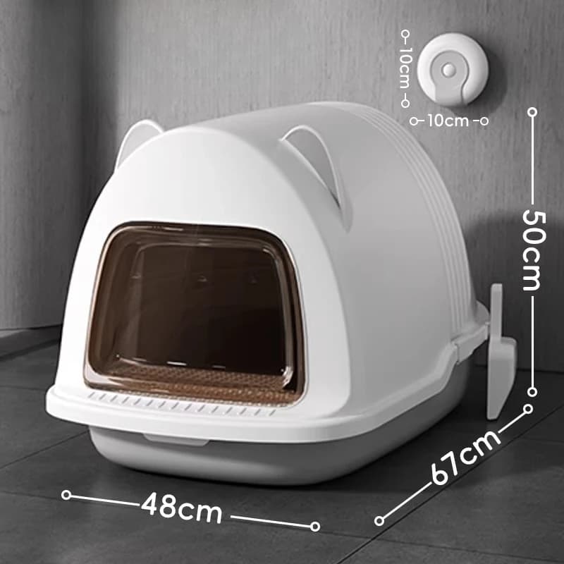 Lettiera per gatti Sandbox, chiusa e autopulente, a forma di castello, per l'addestramento alla toilette, accessori per gatti, articoli per la casa