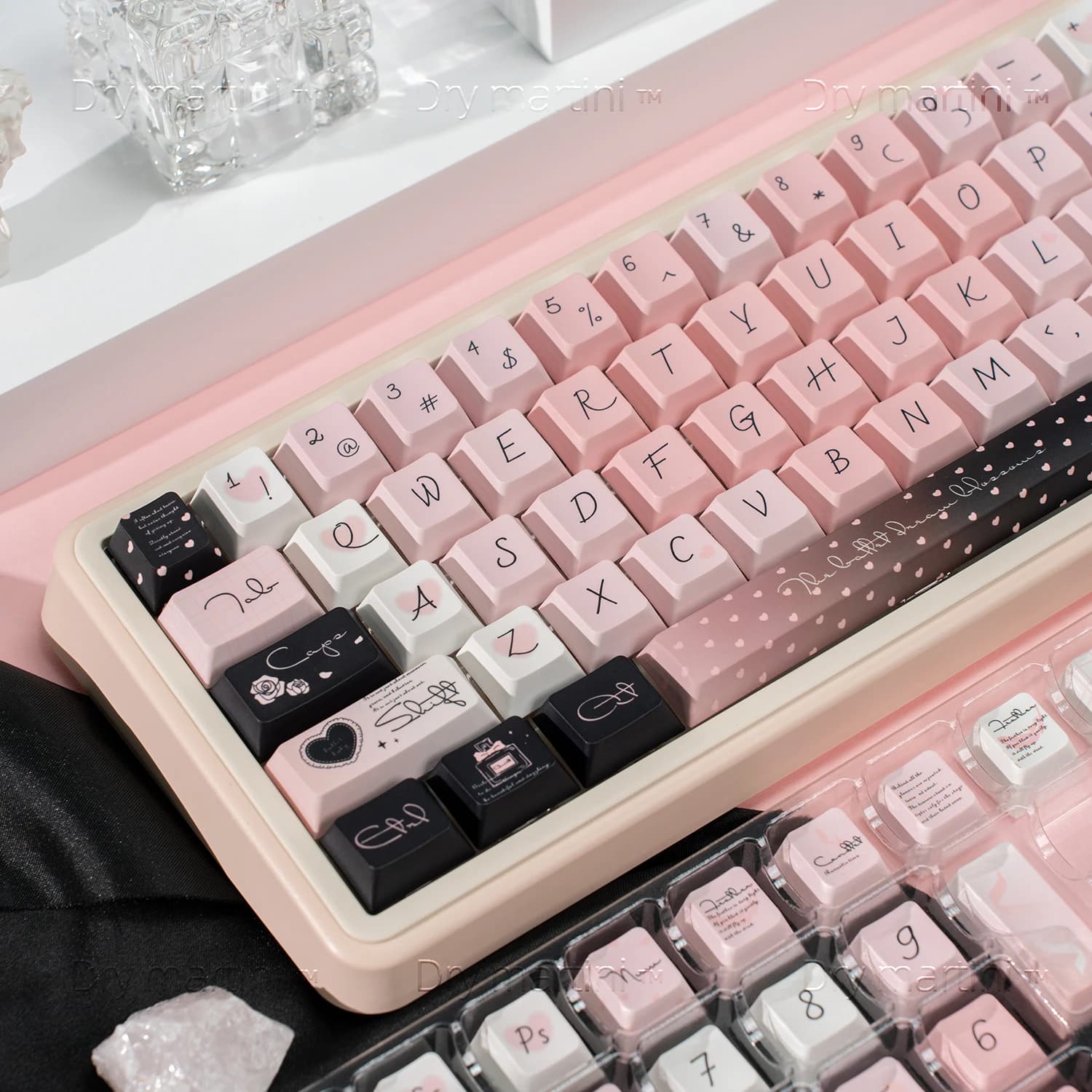 Copritasti a tema Dream Ballet PBT Keycap Sublimazione Profilo Chreey per tastiera meccanica Cappucci chiave personalizzati carini personalizzati