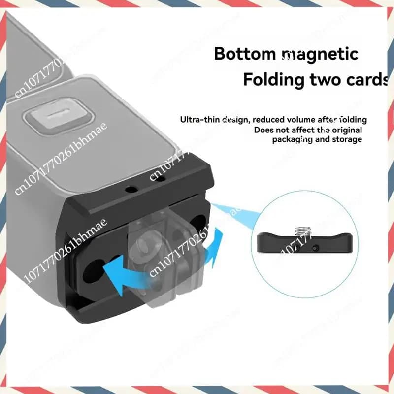 -A21Z Per DJI Pocket 3 Accessori Supporto base magnetica Interfaccia adattatore 1/4 Connettore treppiede magnetico