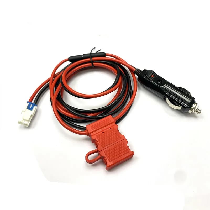 Cavo di alimentazione 12V per autoradio Hytera HYT MD780 MD650 Walkie Talkie Mobile con fusibile spina accendisigari