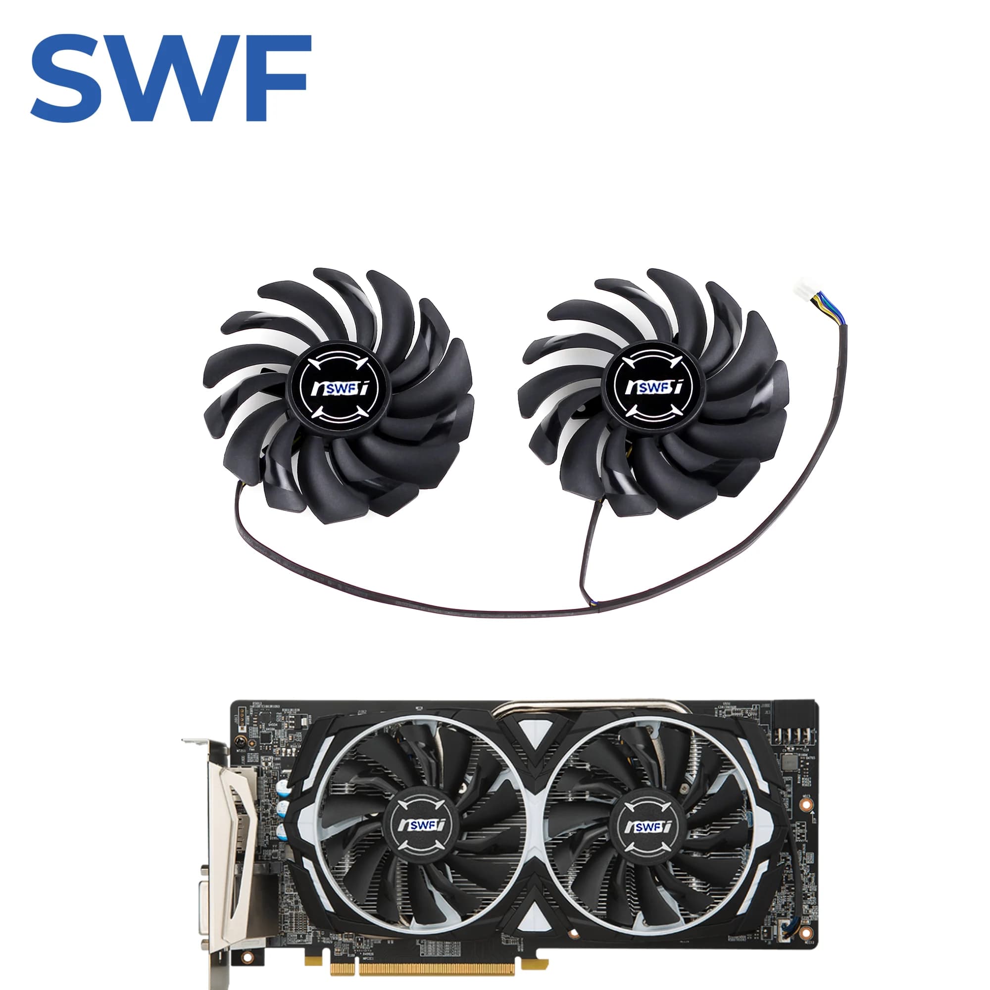 2 Pz/lotto 87MM PLD09210S12HH Ventola di Raffreddamento Per MSI RX 470 480 570 580 Armatura Grafica Scheda Video Ventola di Raffreddamento