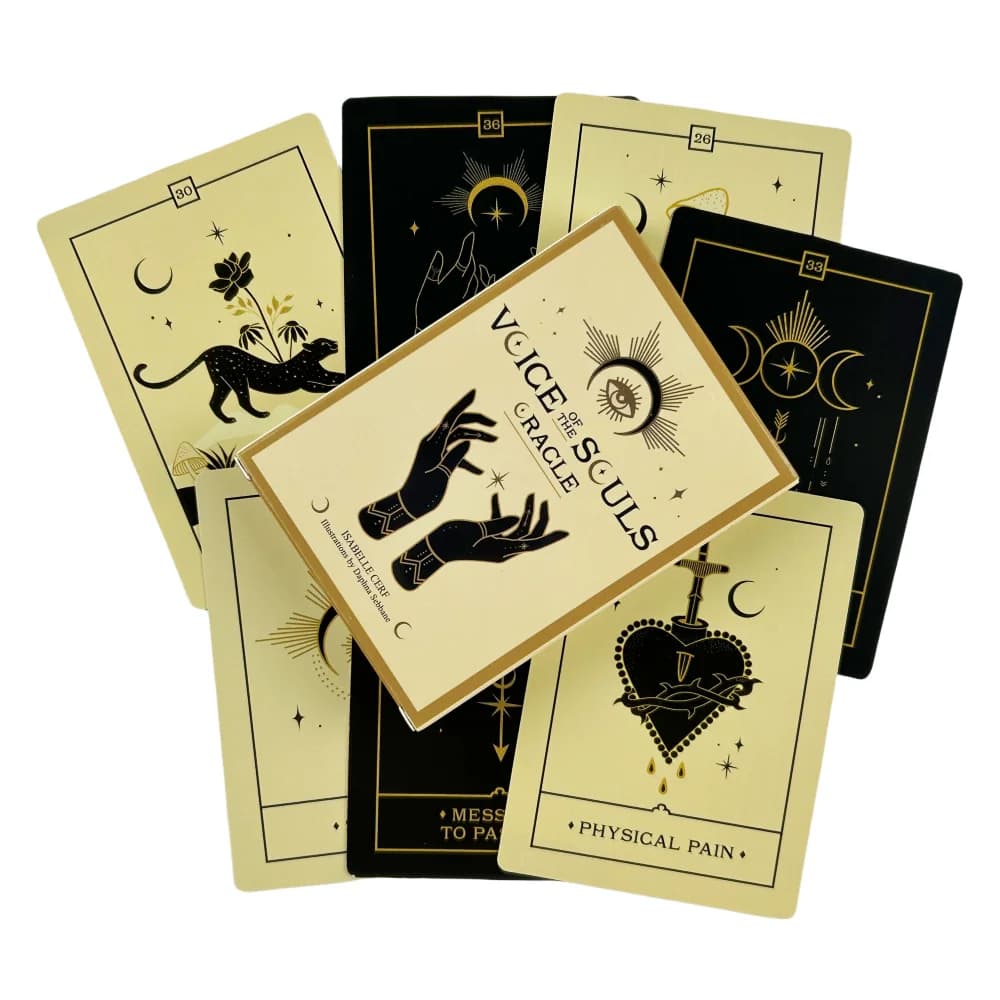 Voice Souls Oracle Cards Divination Deck English Vision Edition Tarocchi Gioco da tavolo per la festa