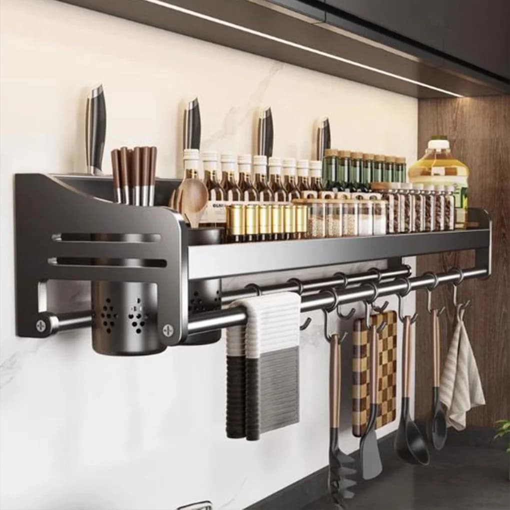 Organizer for Kitchen Walls, Shelf Wallets, Kitchen Tools, Knives, Cribs and Mixers