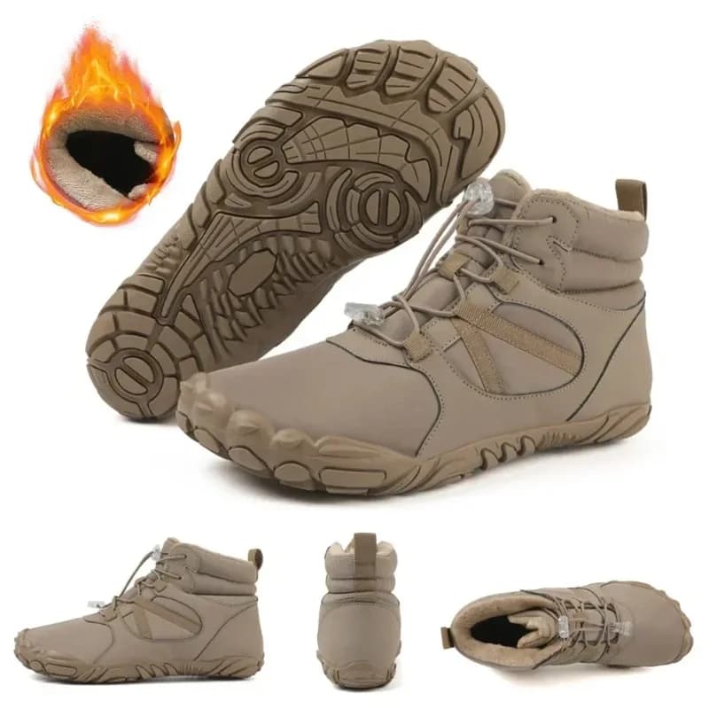 Women BareFoot Outdoor Non-slip Warm Fur Casual Sneakers Brand New Winter Snow Boots for Men Plus Size Ankle Boots Hiking Shoes