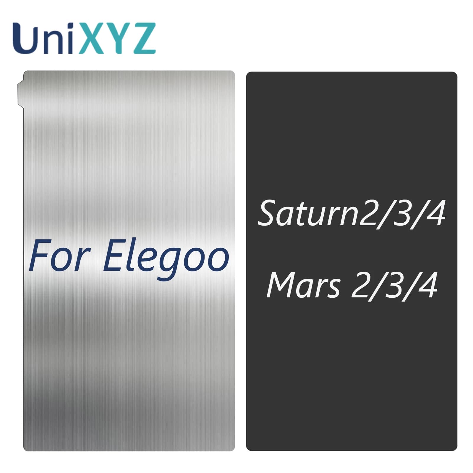 Piastra di stampa flessibile in acciaio armonico SLA/DLP con base magnetica per stampanti 3D Elegoo Saturn 2 3 4 Ultra Mars 2 3 4 Max Pro LCD UV