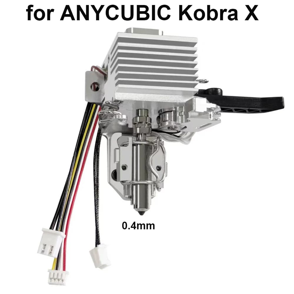 Ugello e Hotend da 0.25, 0.4, 0.6, 0.8 mm compatibili con Anycubic Kobra X