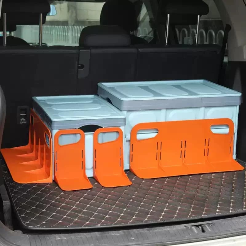 Car trunk fixed rack, car miscellaneous storage box, car luggage storage sorting box, partition bracket Accessories